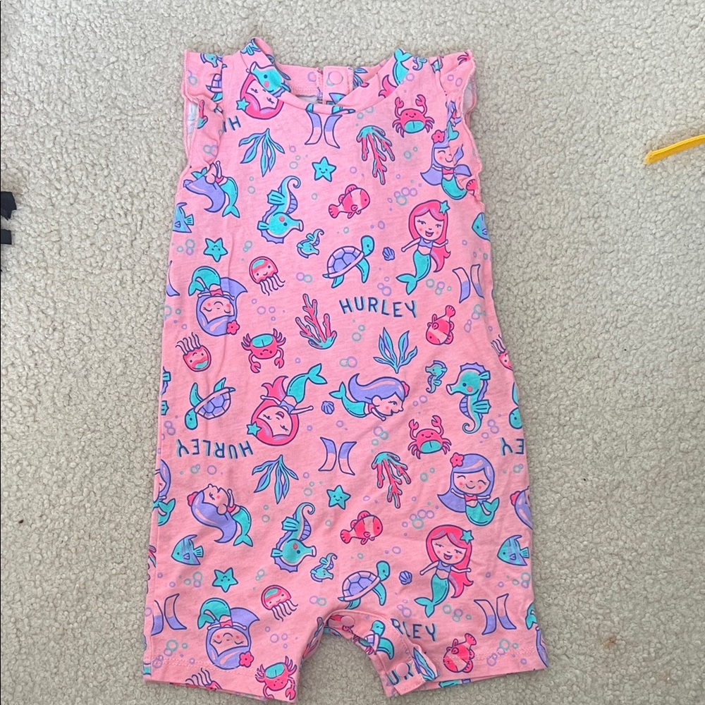 Hurley Flutter sleeve Romper